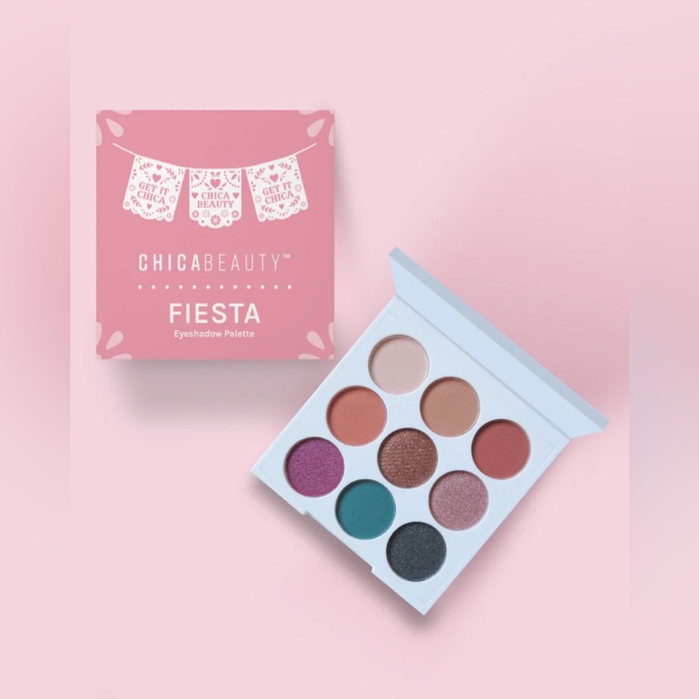 CHICA BEAUTY | FIESTA Palette - Mini 9-Shade Eyeshdow Palette